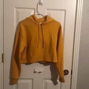cropped sweatshirt